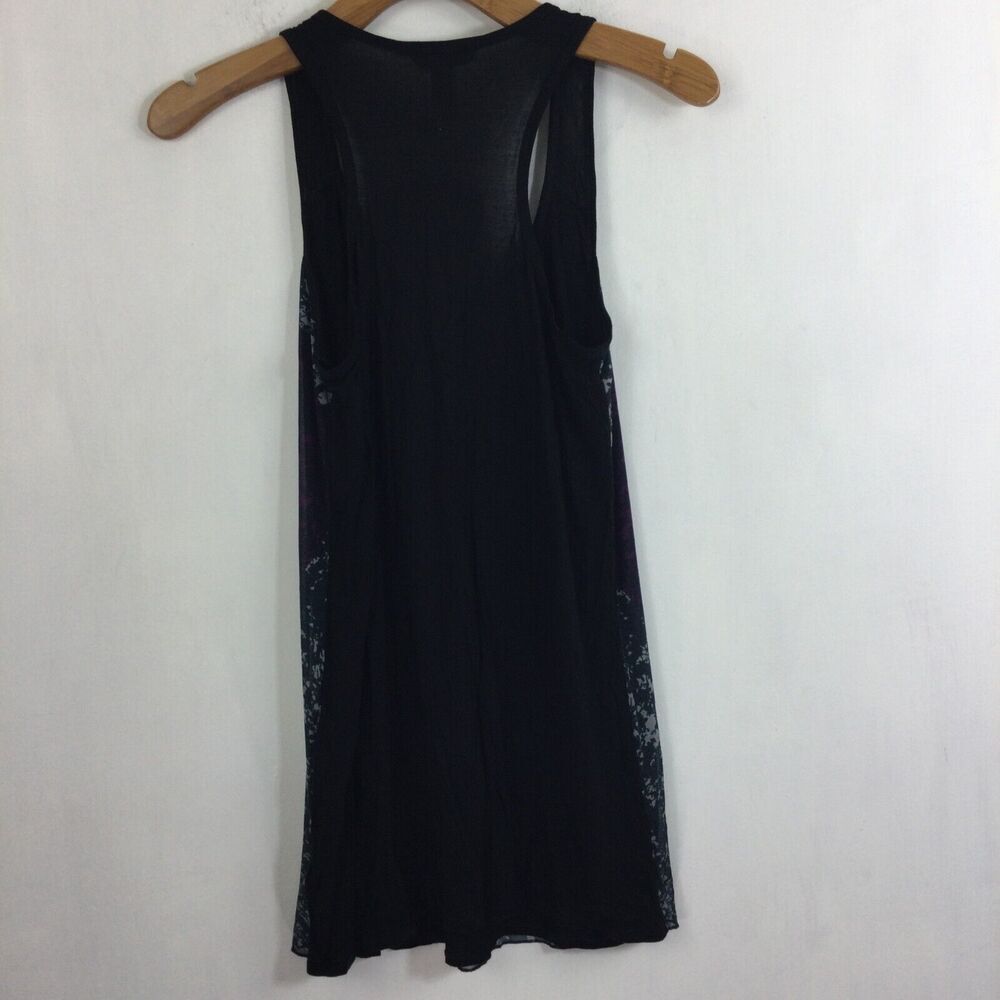 CAbi 559 Heart of Cabi Love Tank Tunic Racerback Tank Top Black/Purple S NWT - Picture 7 of 9